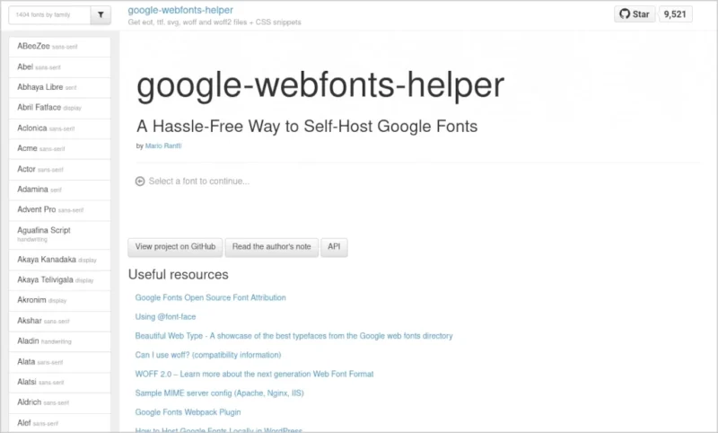 self host google fonts featured