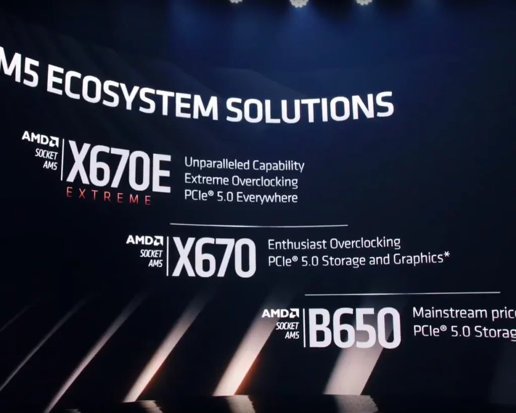 Computex 2022 - AMD Keynote - AM5 Chipsets