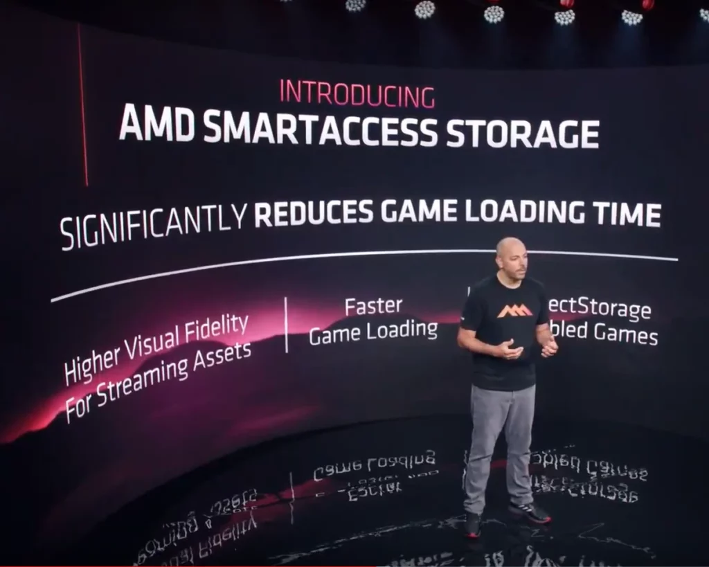 Computex 2022 - AMD Keynote - Smart Access Storage Announcement
